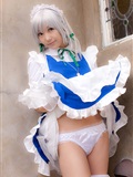 cosplay美女套图 c77 Sakuya Izayoi　白丝假发扮相(1)(91)